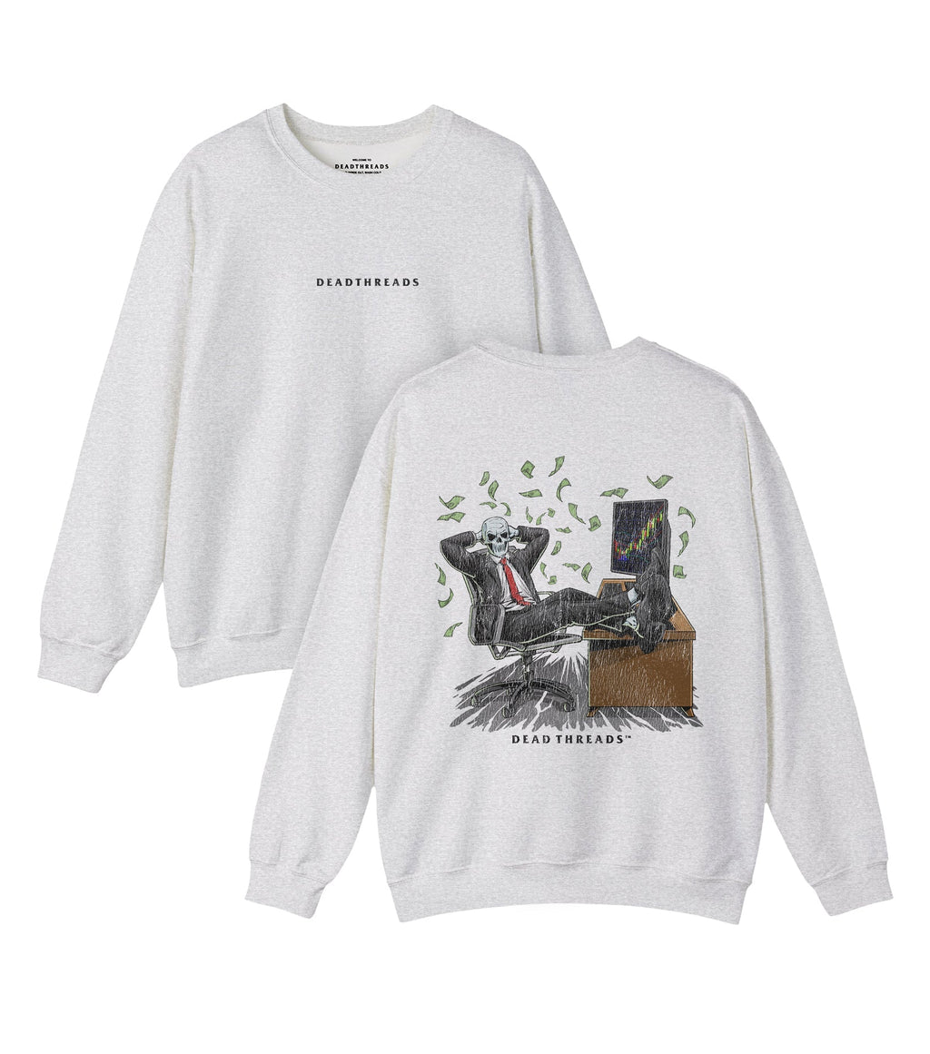 BEARS, BULLS, AND BONES - “DT ESSENTIAL" CREWNECK SWEATSHIRT product image 3