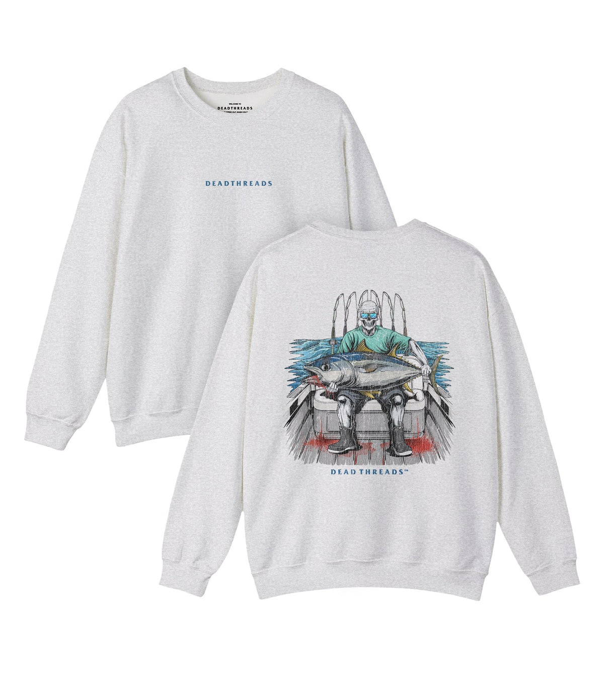 BLUEFIN BLOODBATH - “DT ESSENTIAL" CREWNECK SWEATSHIRT product image 4