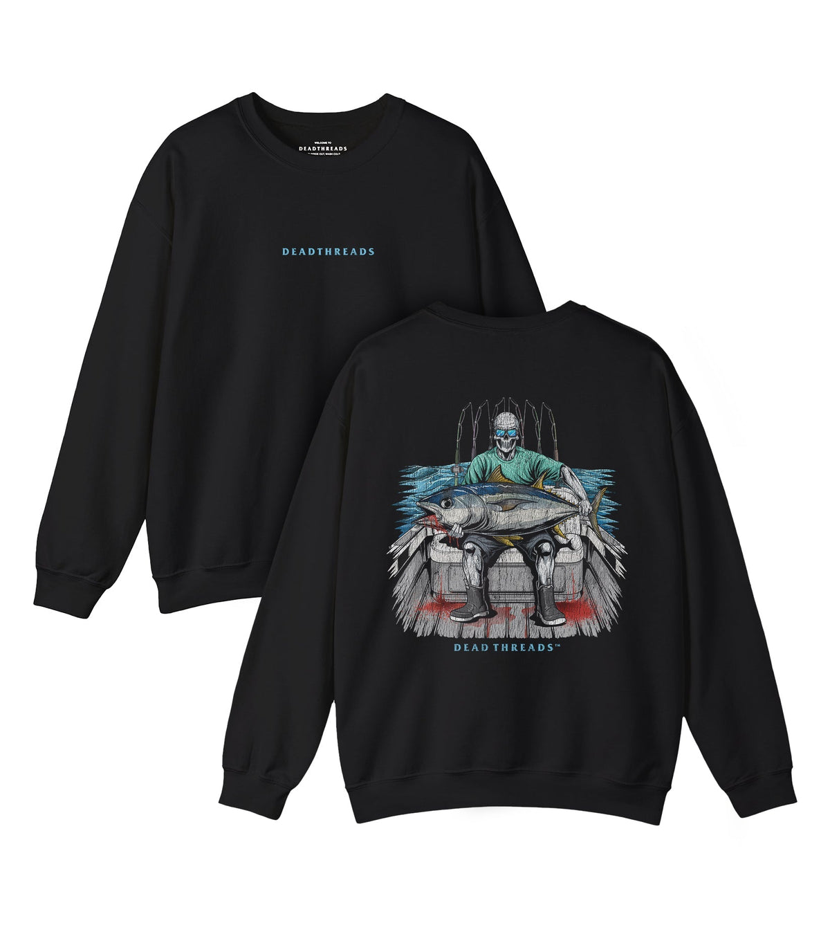 BLUEFIN BLOODBATH - “DT ESSENTIAL" CREWNECK SWEATSHIRT product image 1