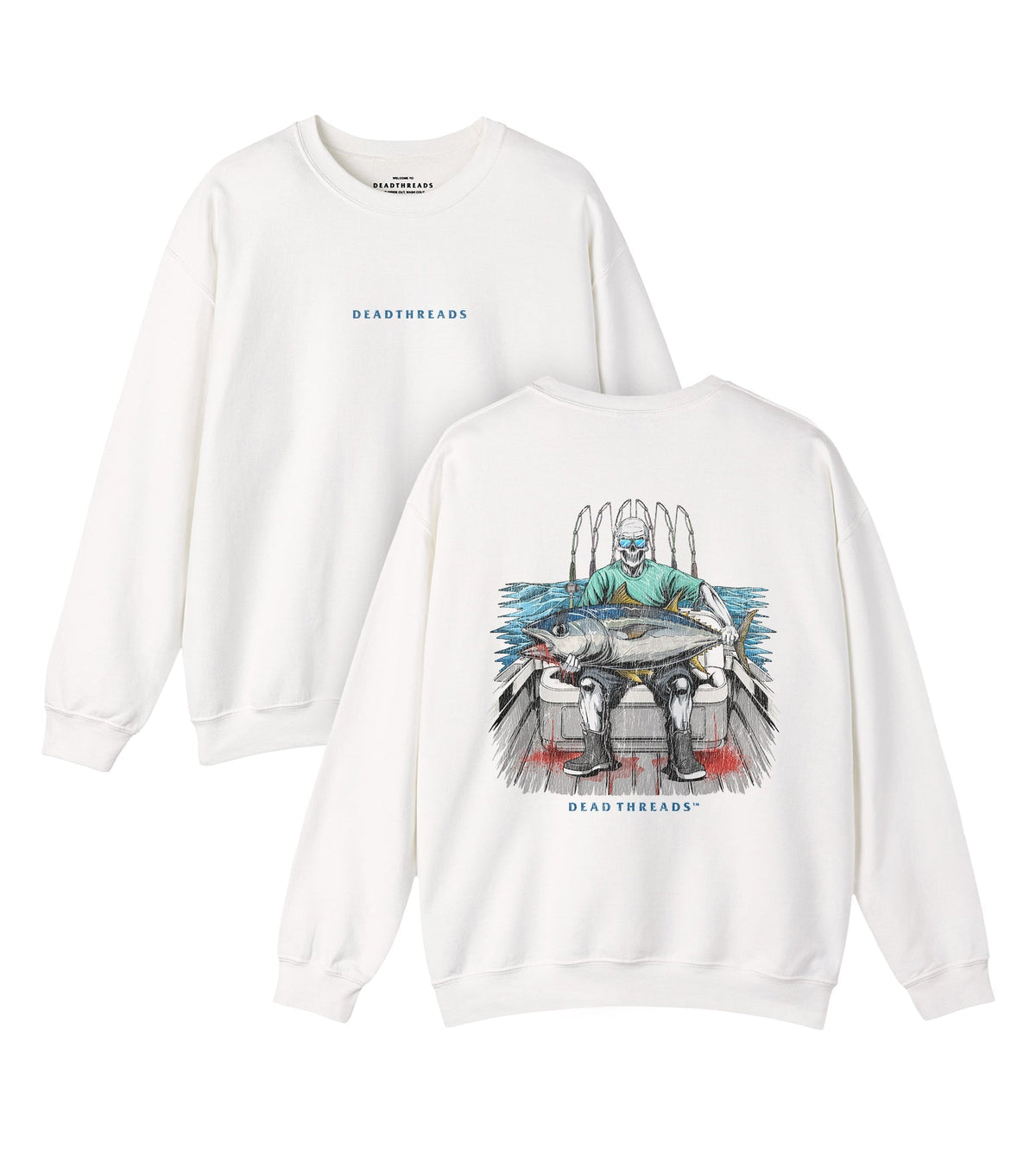 BLUEFIN BLOODBATH - “DT ESSENTIAL" CREWNECK SWEATSHIRT product image 2