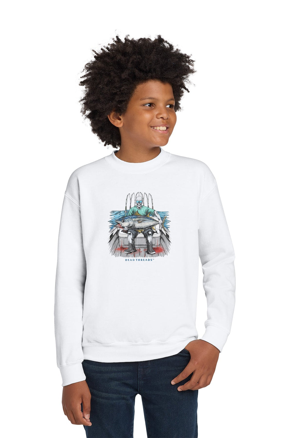 BLUEFIN BLOODBATH KIDS CREWNECK SWEATSHIRT product image 4