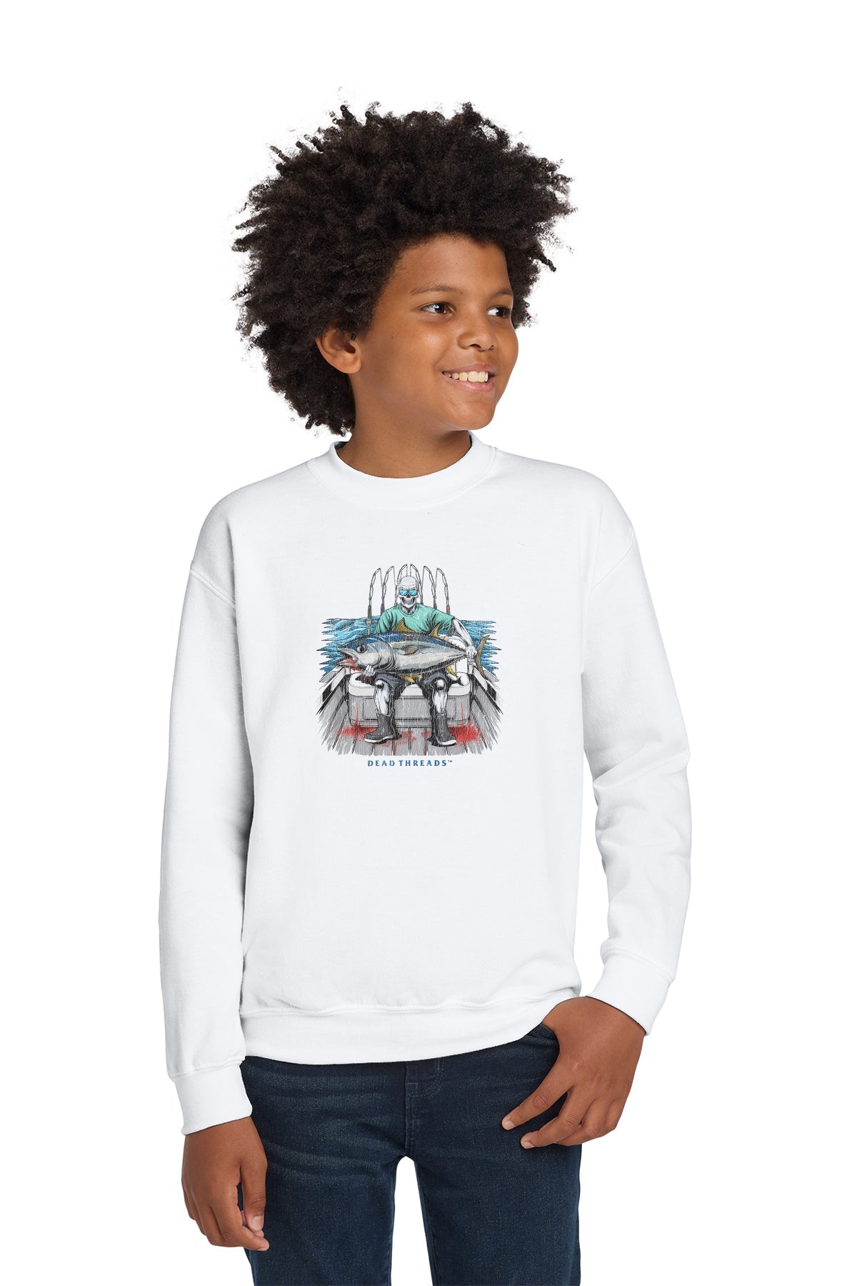 BLUEFIN BLOODBATH KIDS CREWNECK SWEATSHIRT product image 4