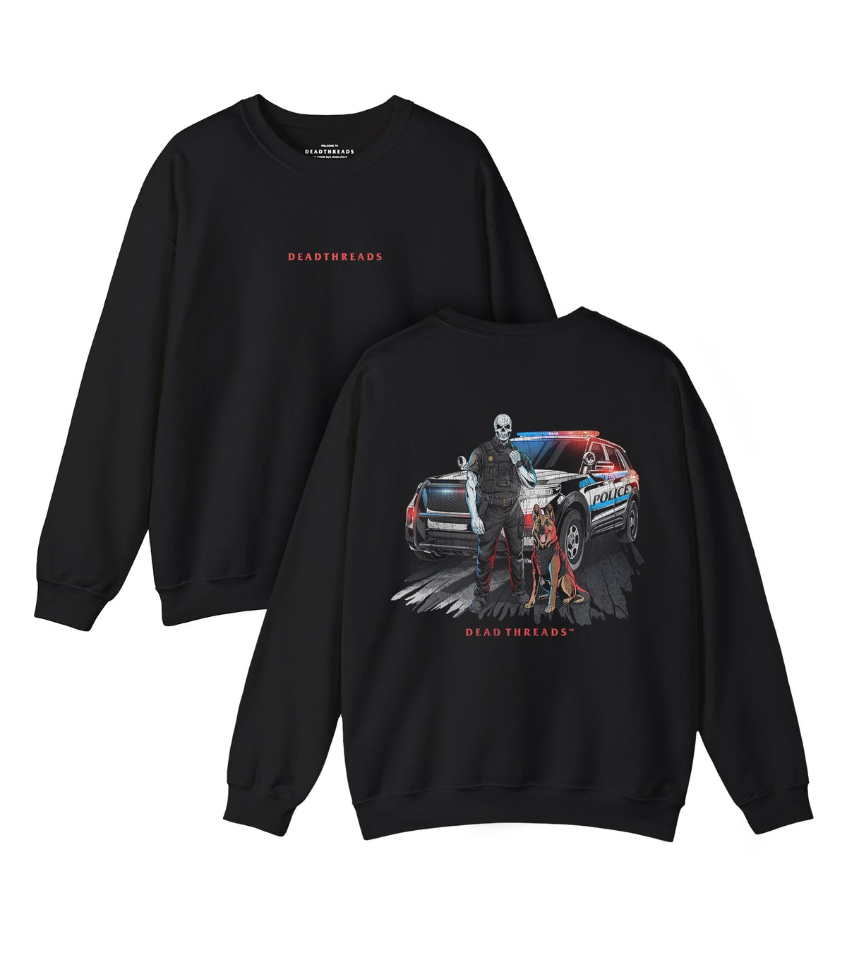 CODE 3s & K9s - “DT ESSENTIAL" CREWNECK SWEATSHIRT product image 1