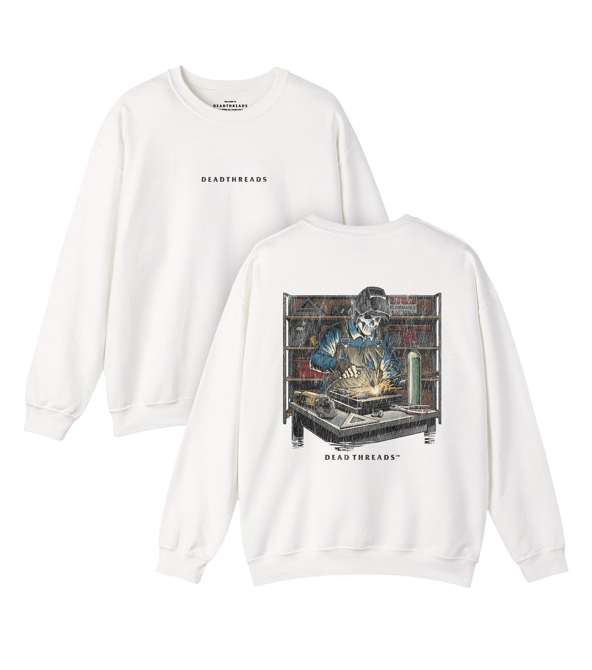 DEAD DIME - “DT ESSENTIAL" CREWNECK SWEATSHIRT product image 2