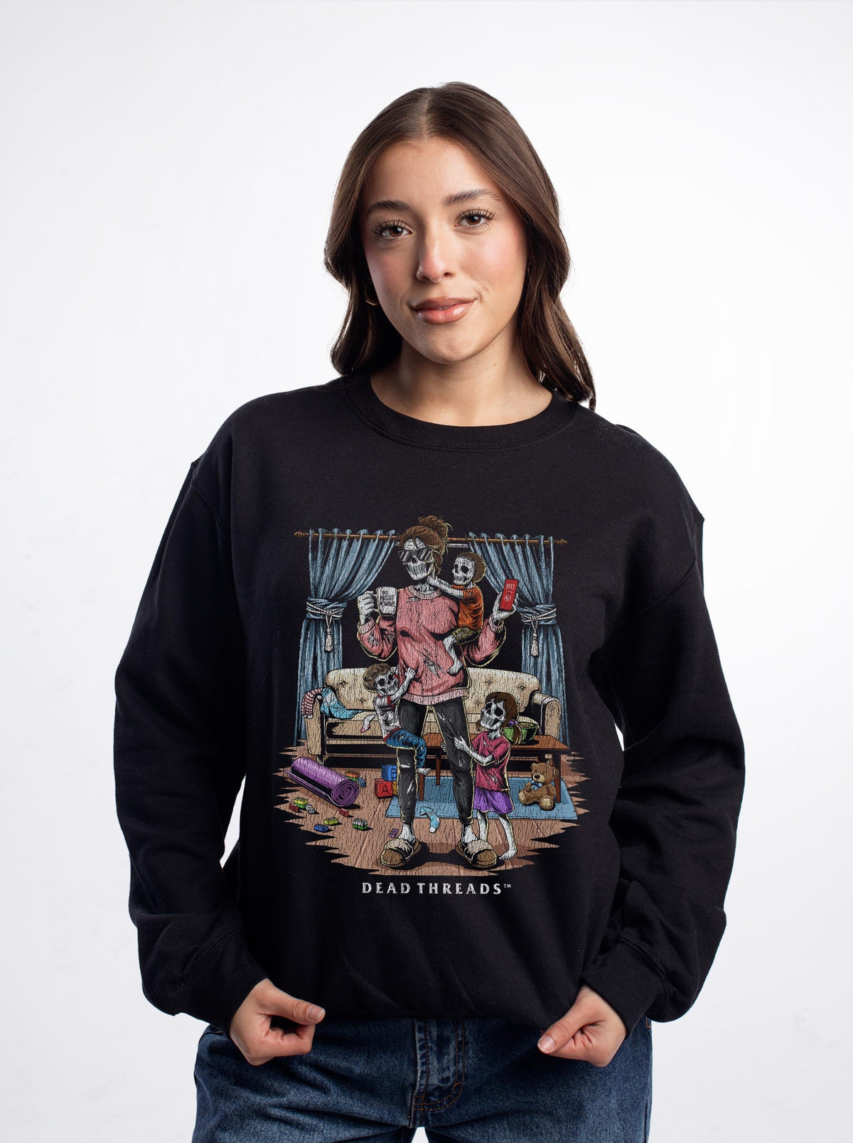 DEAD TIRED CREWNECK SWEATSHIRT product image 1