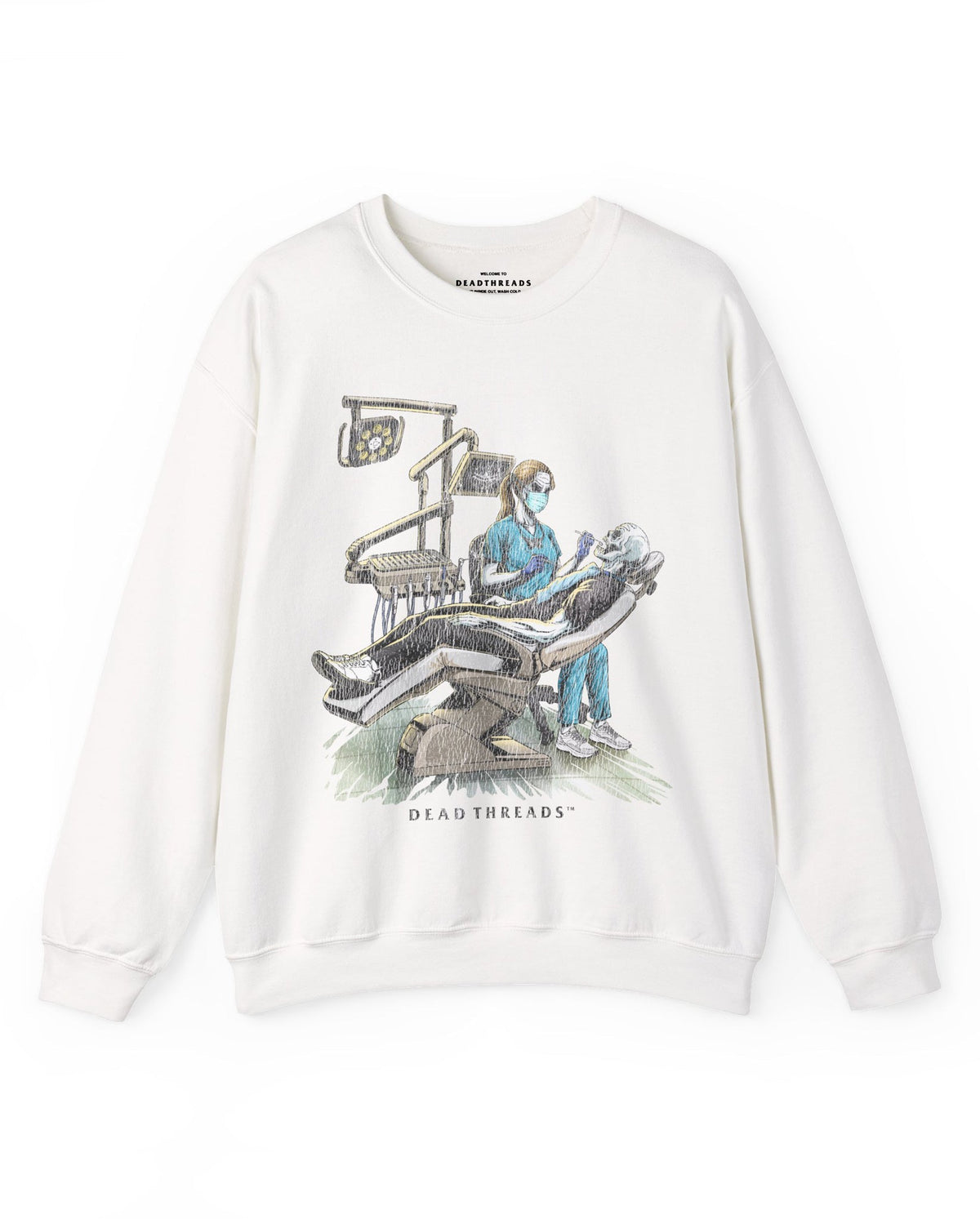 DEADLY DENTAL (FEMALE) CREWNECK SWEATSHIRT product image 3