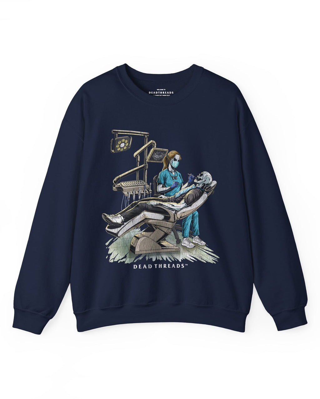 DEADLY DENTAL (FEMALE) CREWNECK SWEATSHIRT product image 5