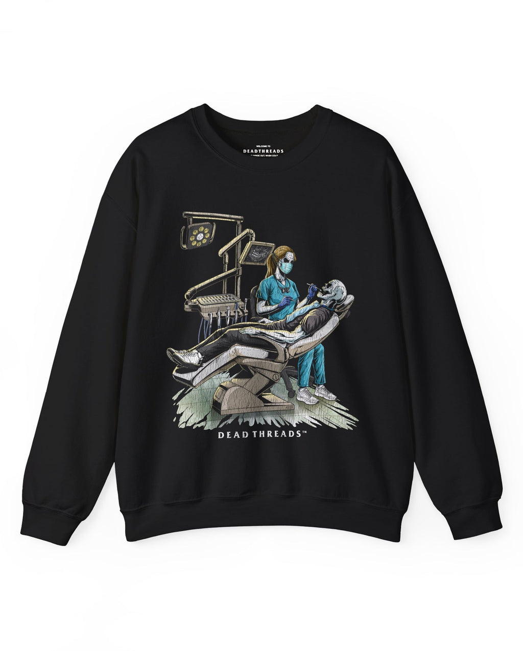 DEADLY DENTAL (FEMALE) CREWNECK SWEATSHIRT product image 1