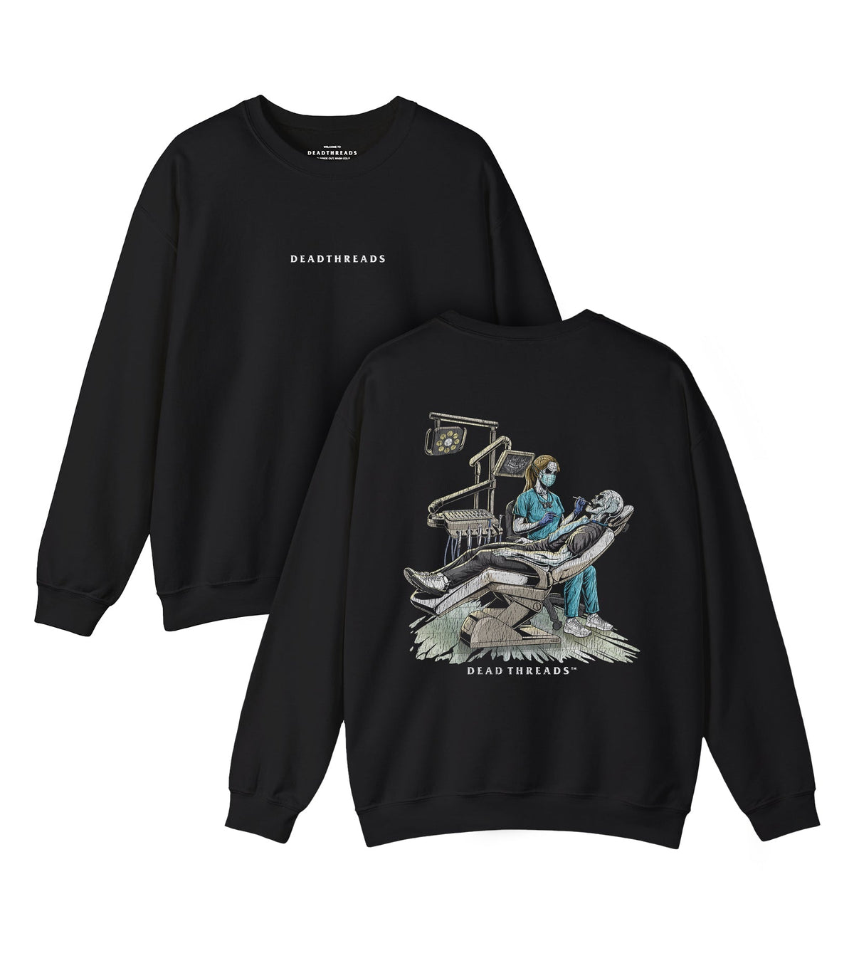 DEADLY DENTAL (FEMALE) - “DT ESSENTIAL" CREWNECK SWEATSHIRT product image 1