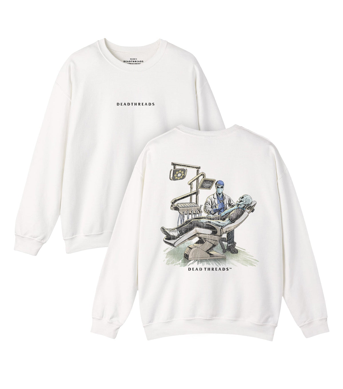DEADLY DENTAL (MALE) - “DT ESSENTIAL" CREWNECK SWEATSHIRT product image 2