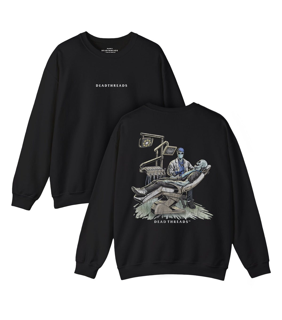 DEADLY DENTAL (MALE) - “DT ESSENTIAL" CREWNECK SWEATSHIRT product image 1
