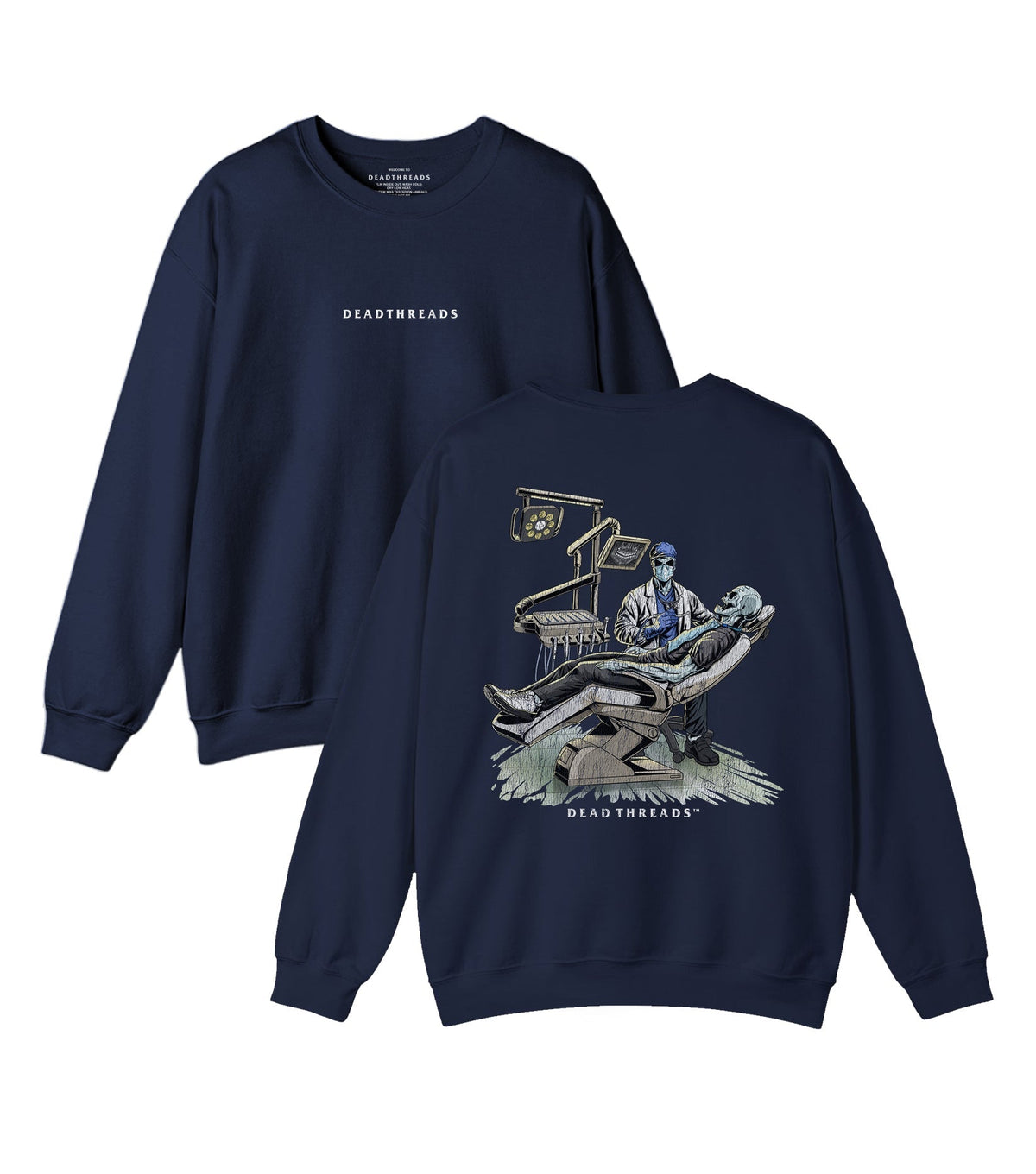 DEADLY DENTAL (MALE) - “DT ESSENTIAL" CREWNECK SWEATSHIRT product image 3