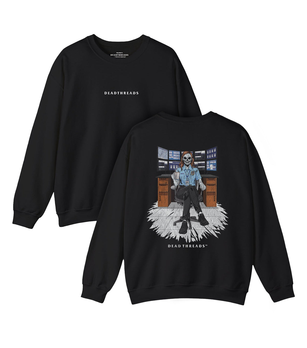 DEADLY DISPATCH - “DT ESSENTIAL" CREWNECK SWEATSHIRT product image 2