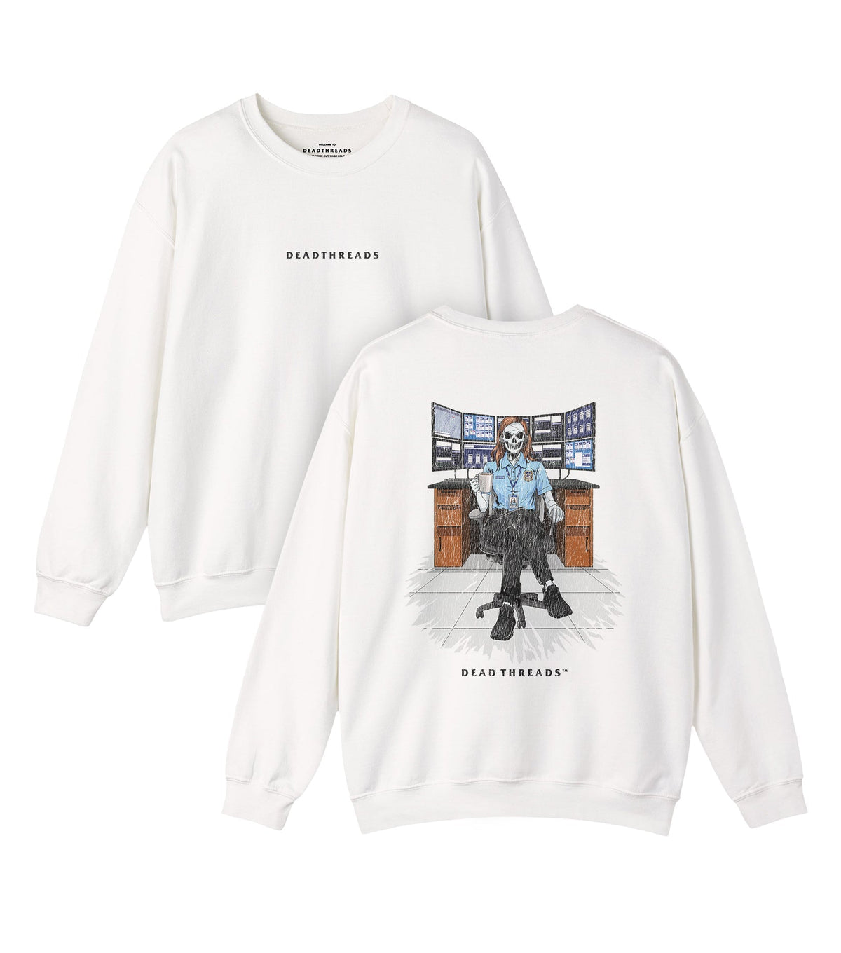 DEADLY DISPATCH - “DT ESSENTIAL" CREWNECK SWEATSHIRT product image 1