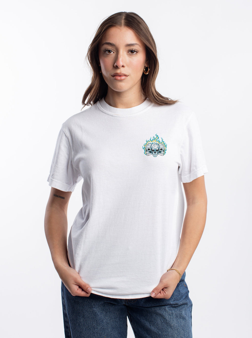 DETROIT BASKETBALL v2 - “3 SKULL” PREMIUM T-SHIRT product image 8