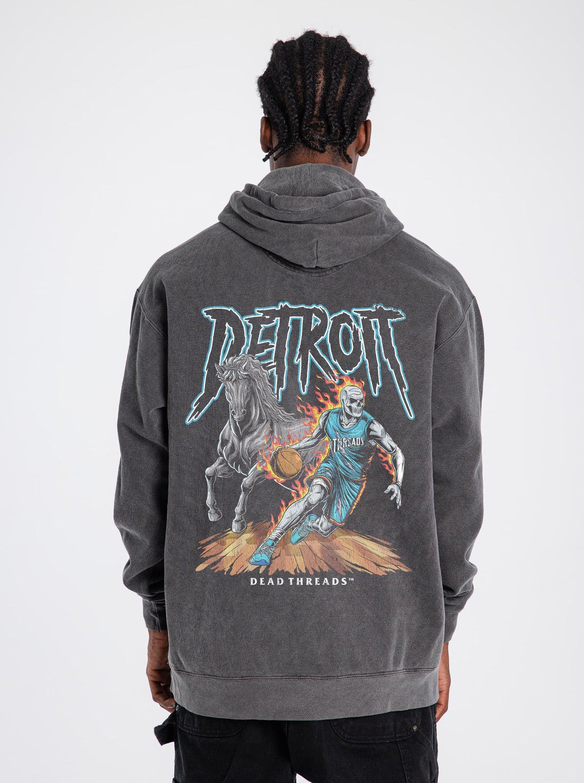 DETROIT BASKETBALL v2- “DT ESSENTIAL" HOODIE product image 3