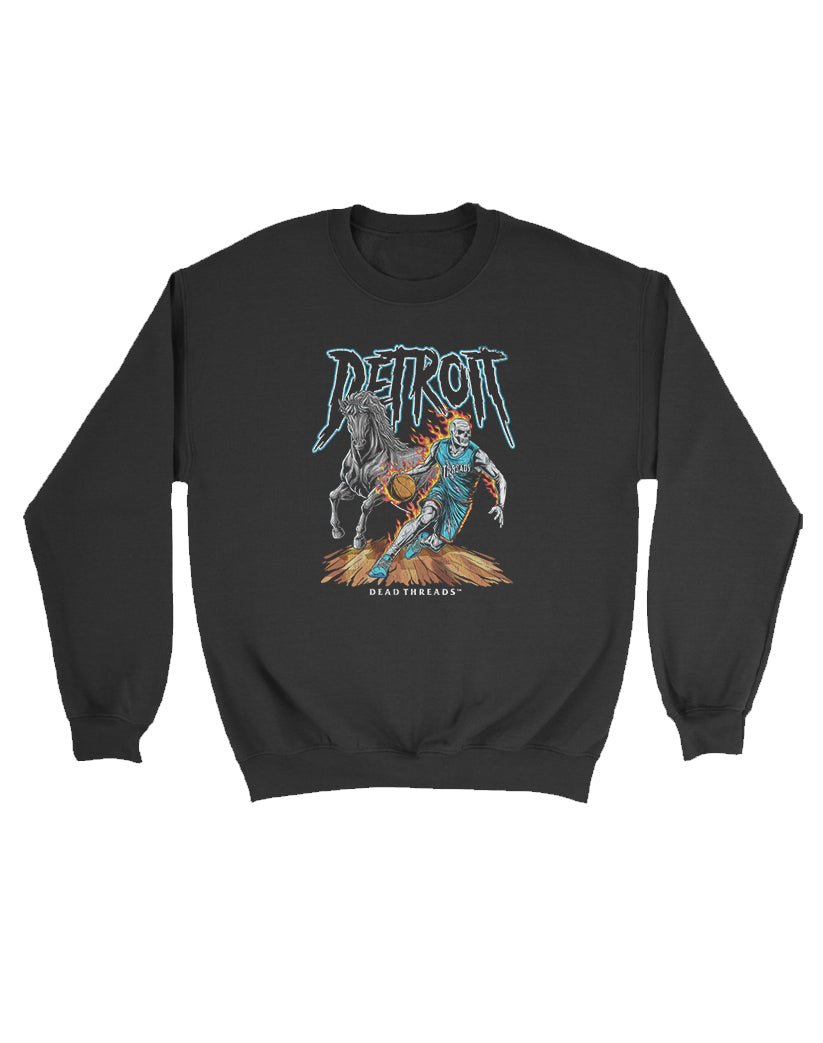 DETROIT BASKETBALL v2 KIDS CREWNECK SWEATSHIRT product image 1