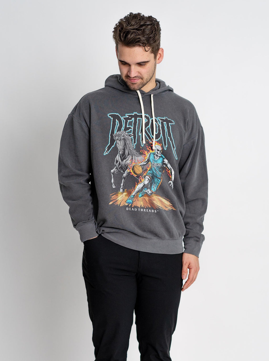 DETROIT BASKETBALL v2 - LIGHTWEIGHT HOODIE product image 2