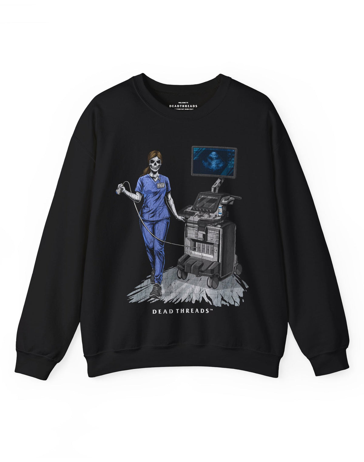 DOPPLER OF THE DEAD CREWNECK SWEATSHIRT product image 1