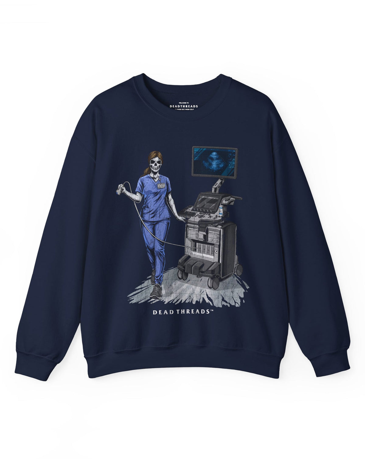 DOPPLER OF THE DEAD CREWNECK SWEATSHIRT product image 5