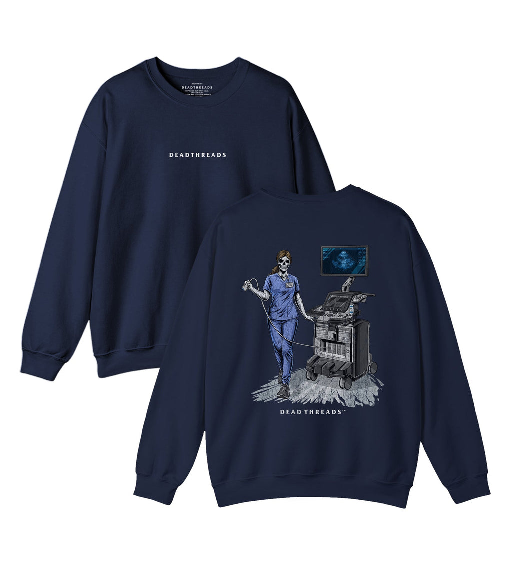 DOPPLER OF THE DEAD - “DT ESSENTIAL" CREWNECK SWEATSHIRT product image 3