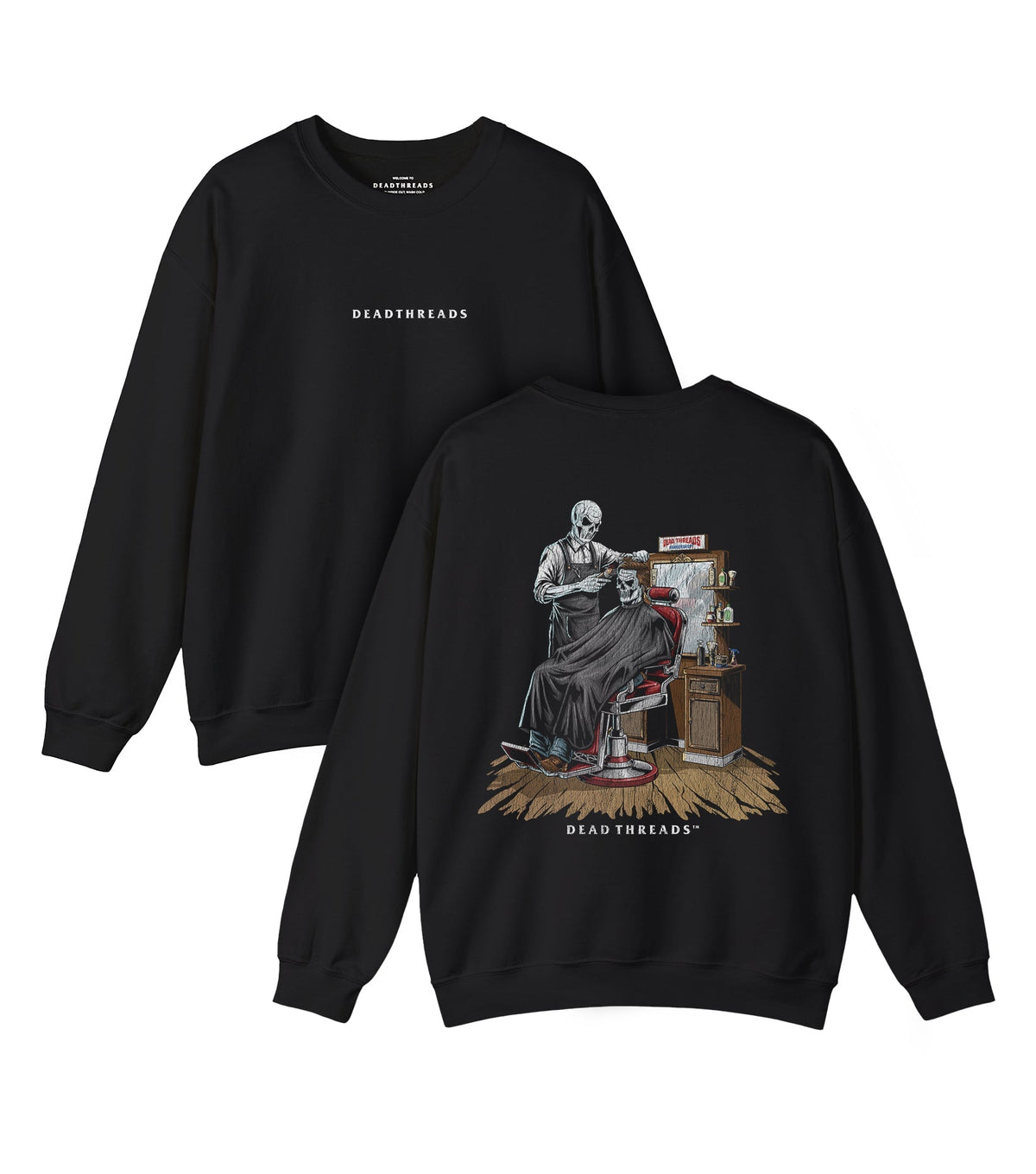 FADE TO BLACK - “DT ESSENTIAL" CREWNECK SWEATSHIRT product image 1