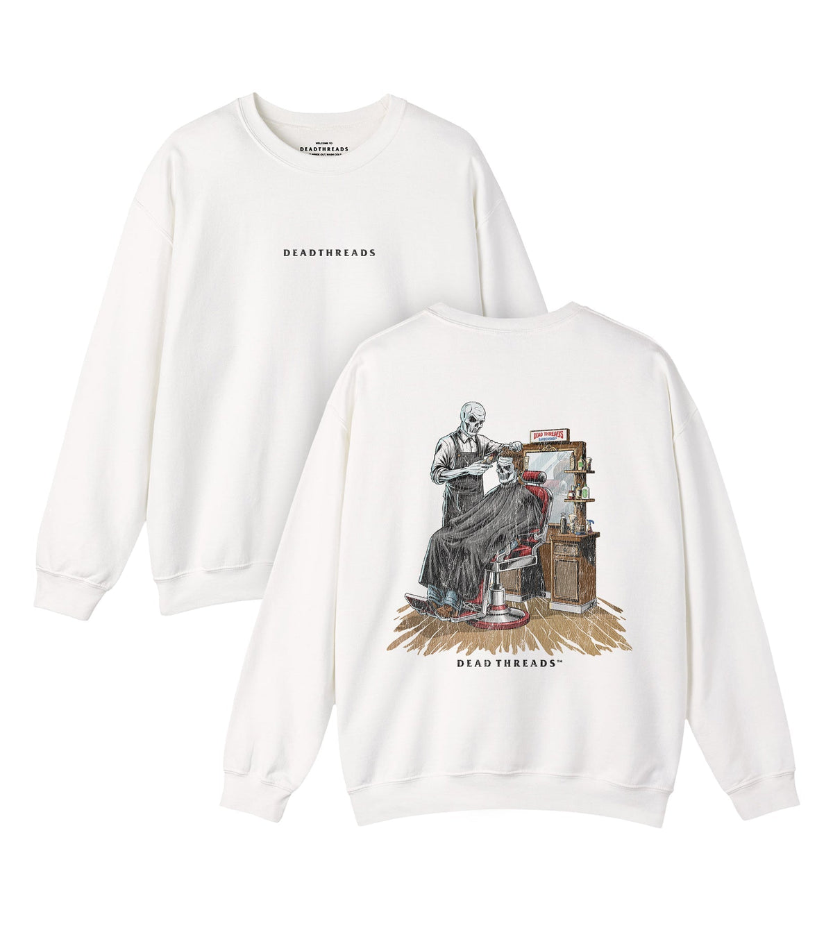 FADE TO BLACK - “DT ESSENTIAL" CREWNECK SWEATSHIRT product image 2