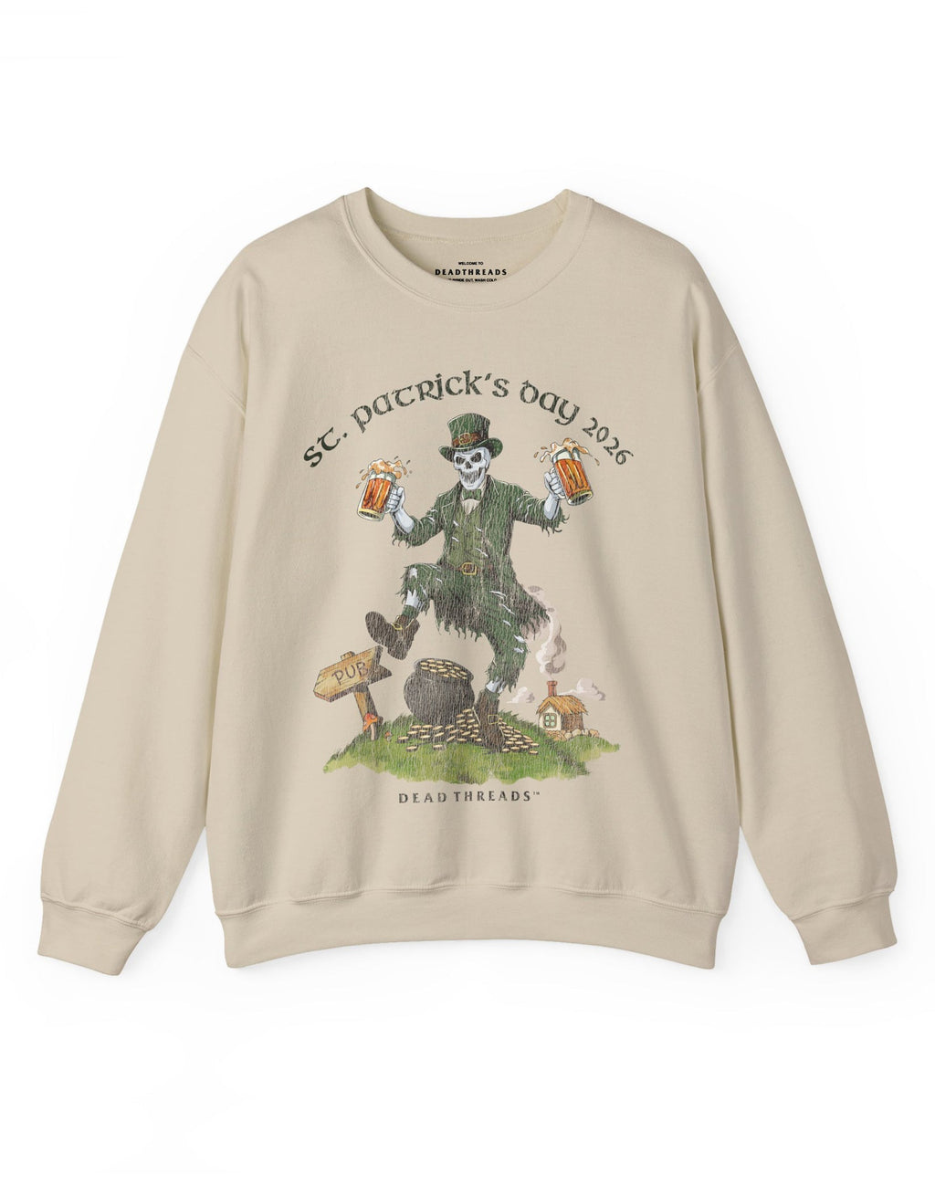 FINAL FORTUNE (St. Patrick’s Day) CREWNECK SWEATSHIRT product image 6