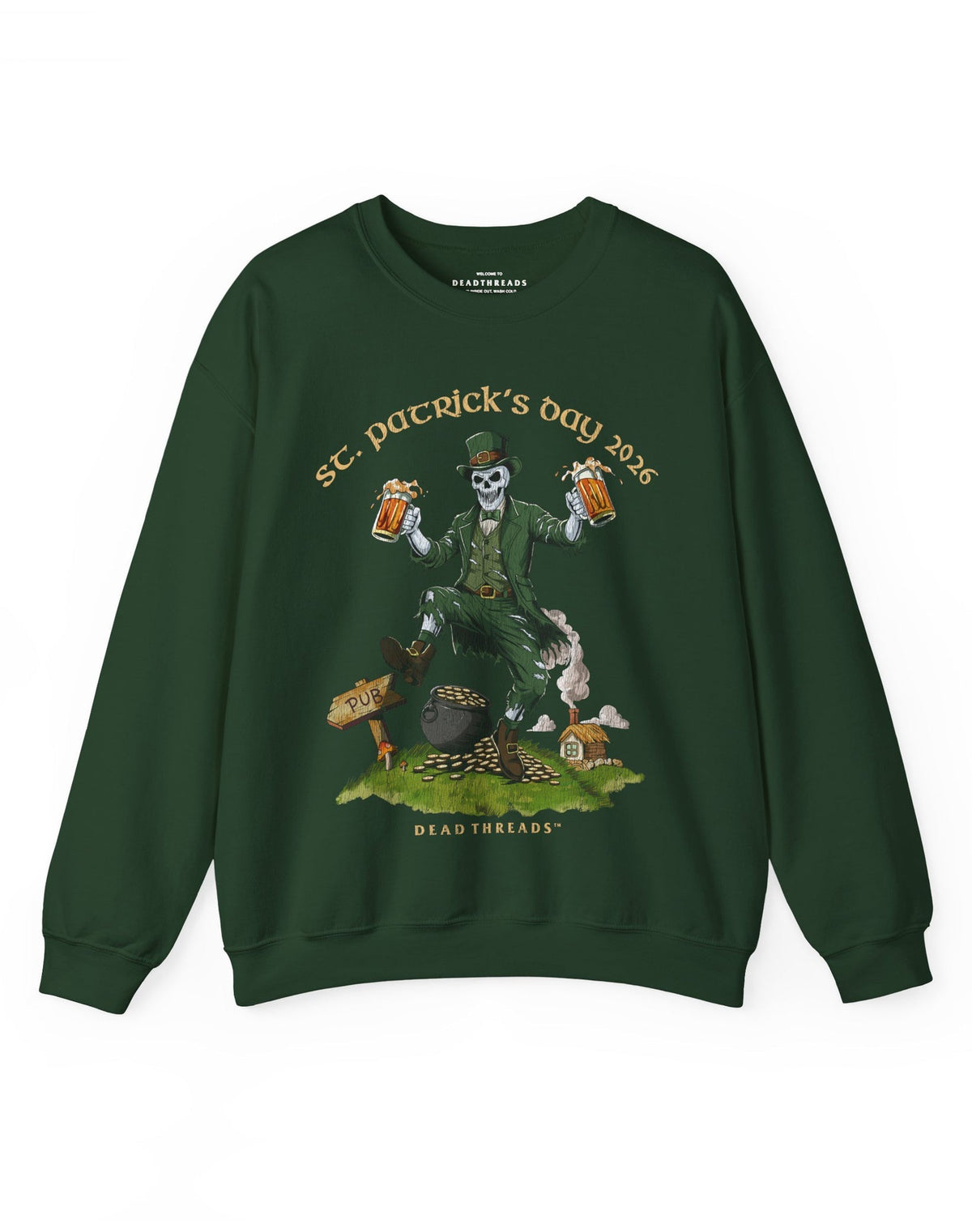 FINAL FORTUNE (St. Patrick’s Day) CREWNECK SWEATSHIRT product image 1