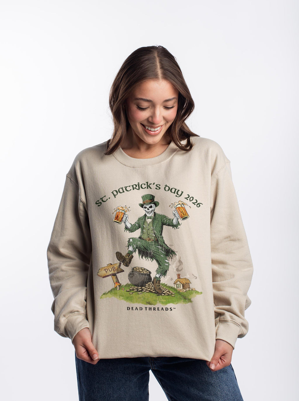 FINAL FORTUNE (St. Patrick’s Day) CREWNECK SWEATSHIRT product image 7