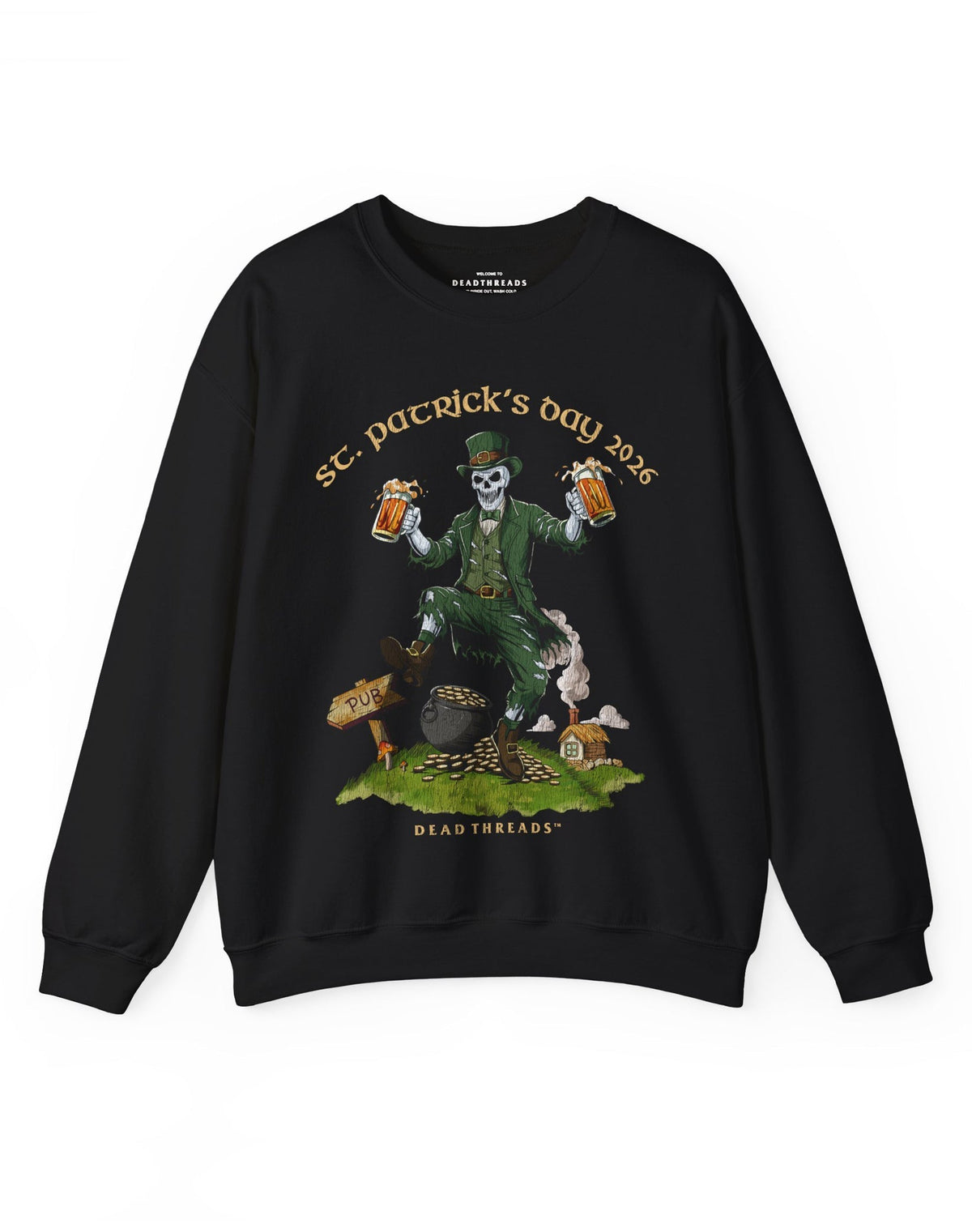 FINAL FORTUNE (St. Patrick’s Day) CREWNECK SWEATSHIRT product image 2