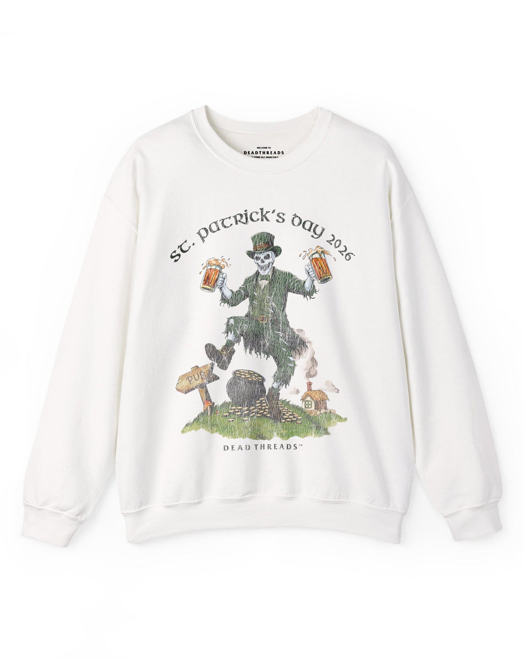 FINAL FORTUNE (St. Patrick’s Day) CREWNECK SWEATSHIRT product image 4