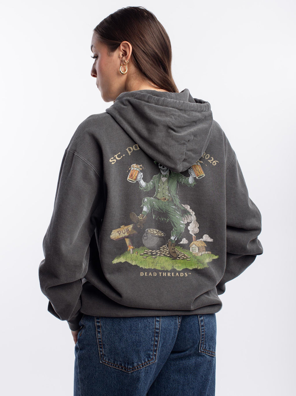 FINAL FORTUNE (St. Patrick’s Day) - “DT ESSENTIAL" HOODIE product image 6
