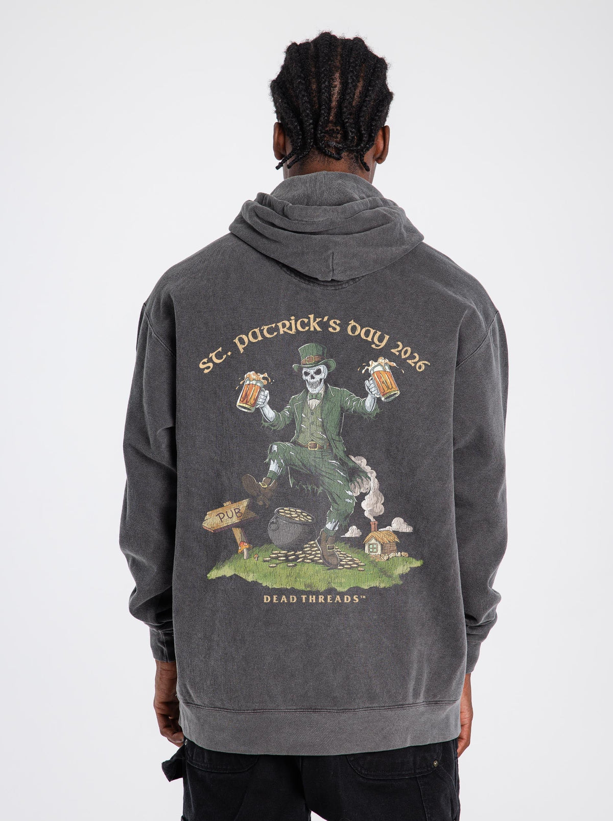 FINAL FORTUNE (St. Patrick’s Day) - “DT ESSENTIAL" HOODIE product image 4