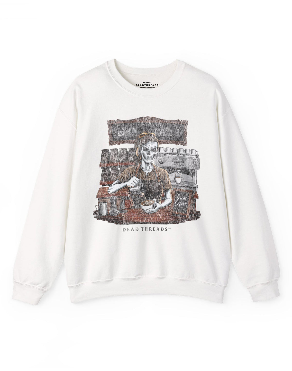 GROUNDS FOR DEATH (FEMALE) CREWNECK SWEATSHIRT product image 3