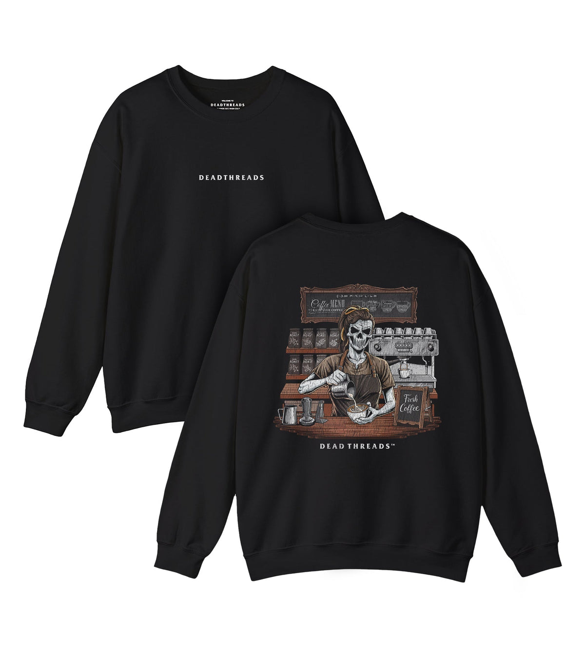 GROUNDS FOR DEATH (FEMALE) - “DT ESSENTIAL" CREWNECK product image 2
