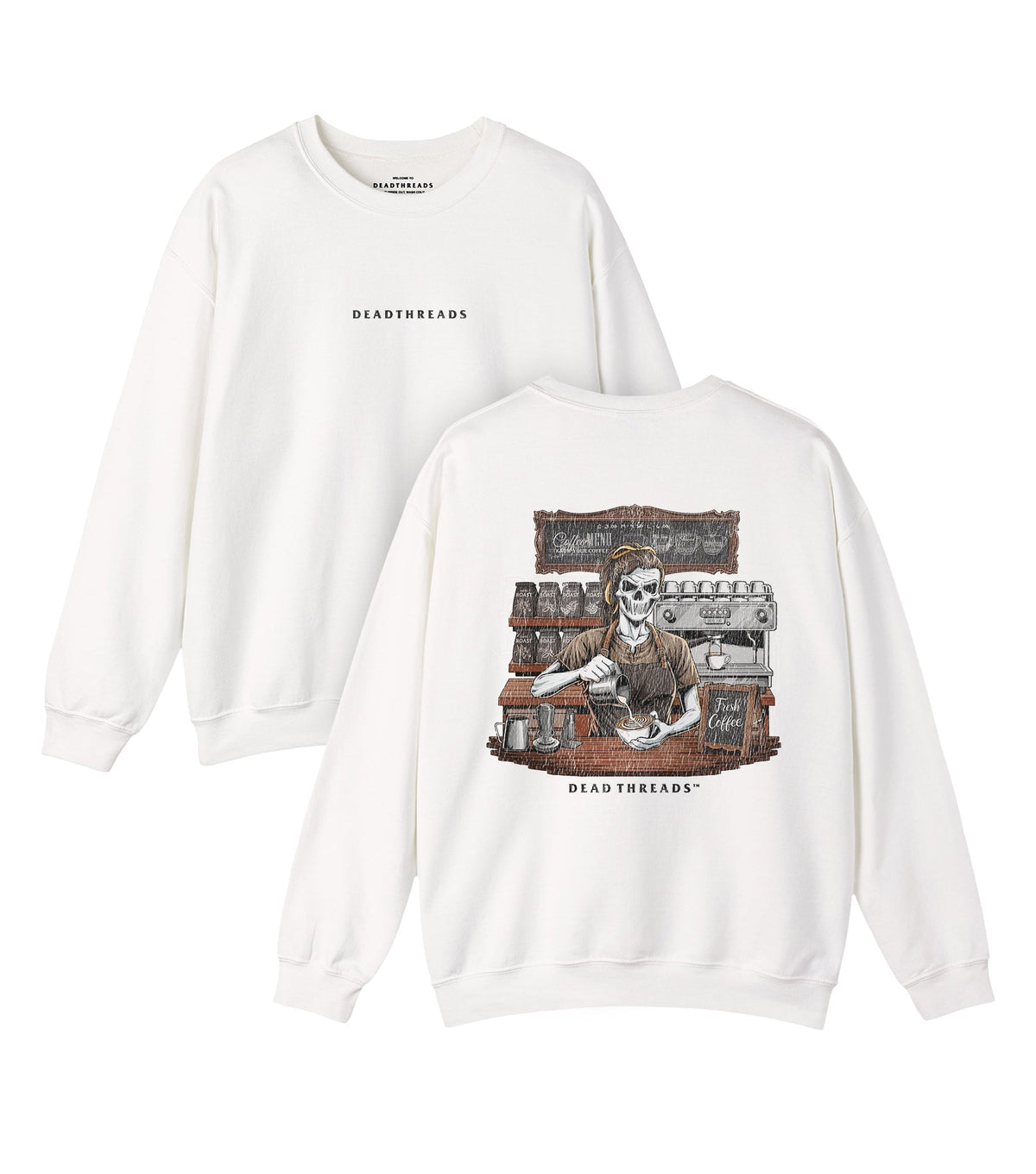 GROUNDS FOR DEATH (FEMALE) - “DT ESSENTIAL" CREWNECK product image 3