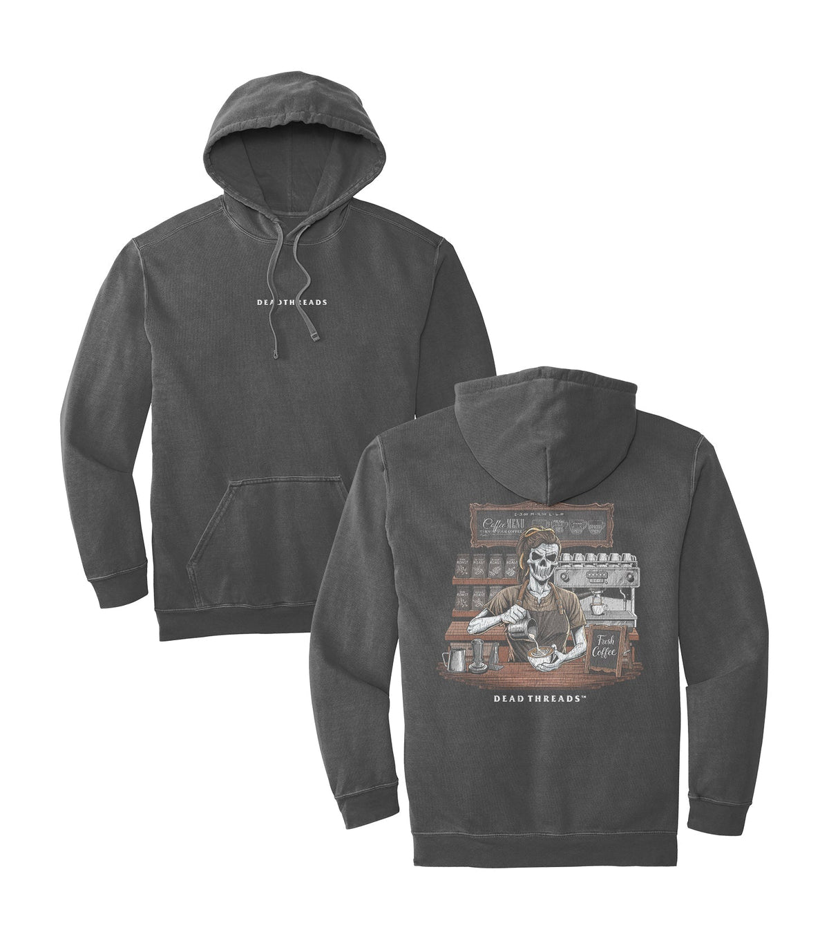 GROUNDS FOR DEATH (FEMALE) - “DT ESSENTIAL" HOODIE product image 4