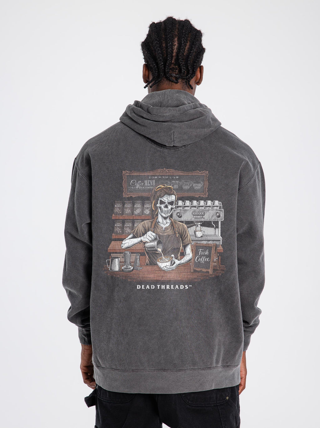 GROUNDS FOR DEATH (FEMALE) - “DT ESSENTIAL" HOODIE product image 7