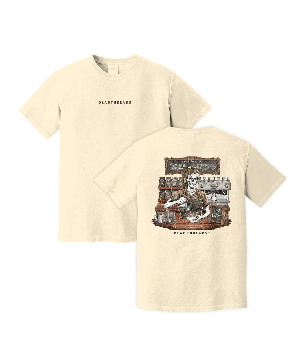 GROUNDS FOR DEATH (FEMALE) - “DT ESSENTIAL" PREMIUM T-SHIRT product image 1