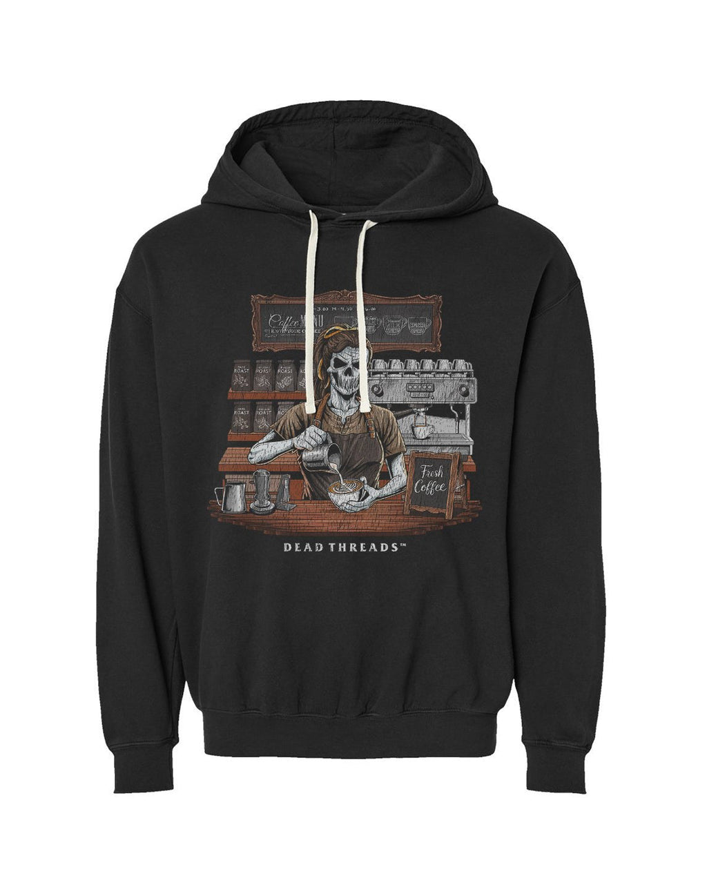 GROUNDS FOR DEATH (FEMALE) - LIGHTWEIGHT HOODIE product image 3