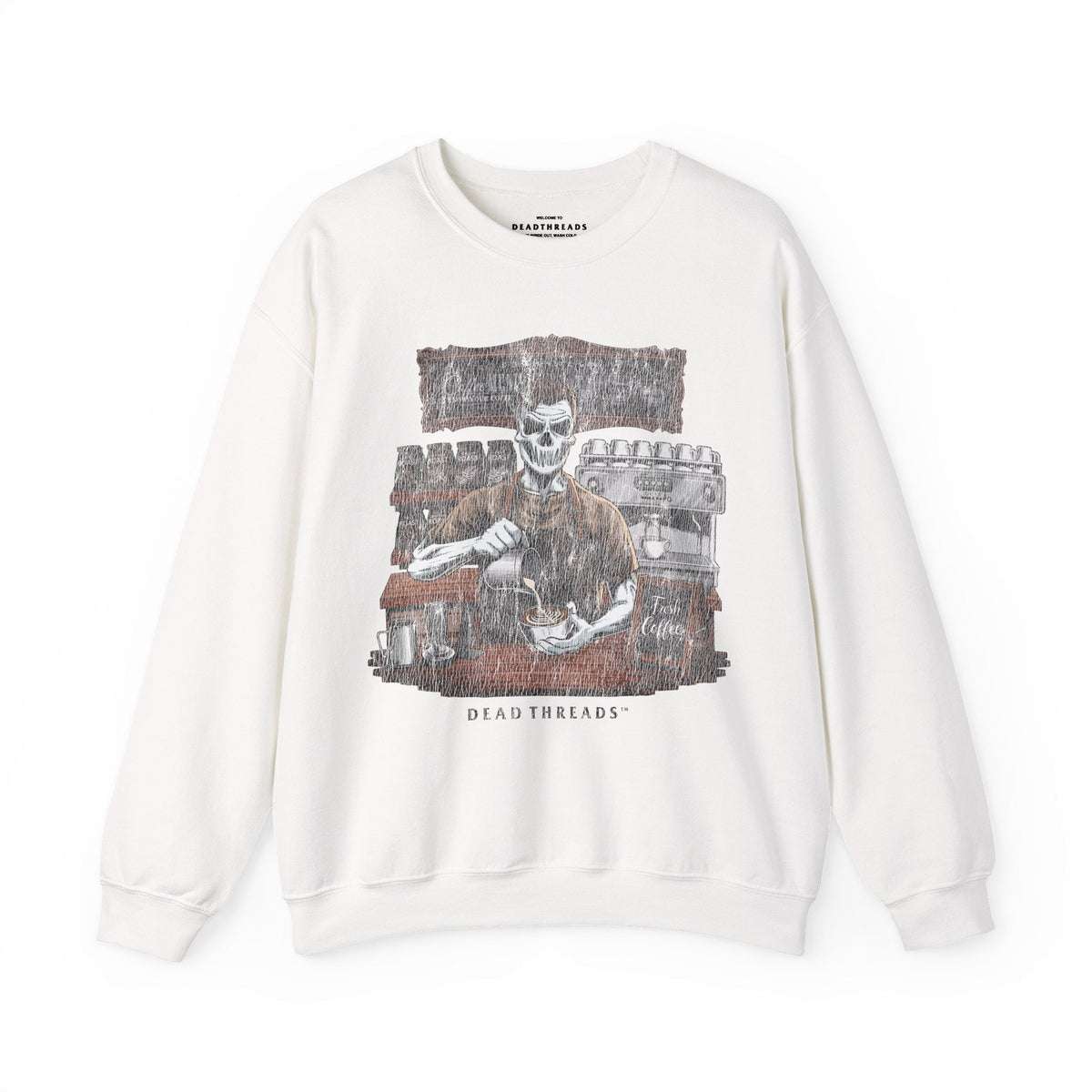 GROUNDS FOR DEATH (MALE) CREWNECK SWEATSHIRT product image 1