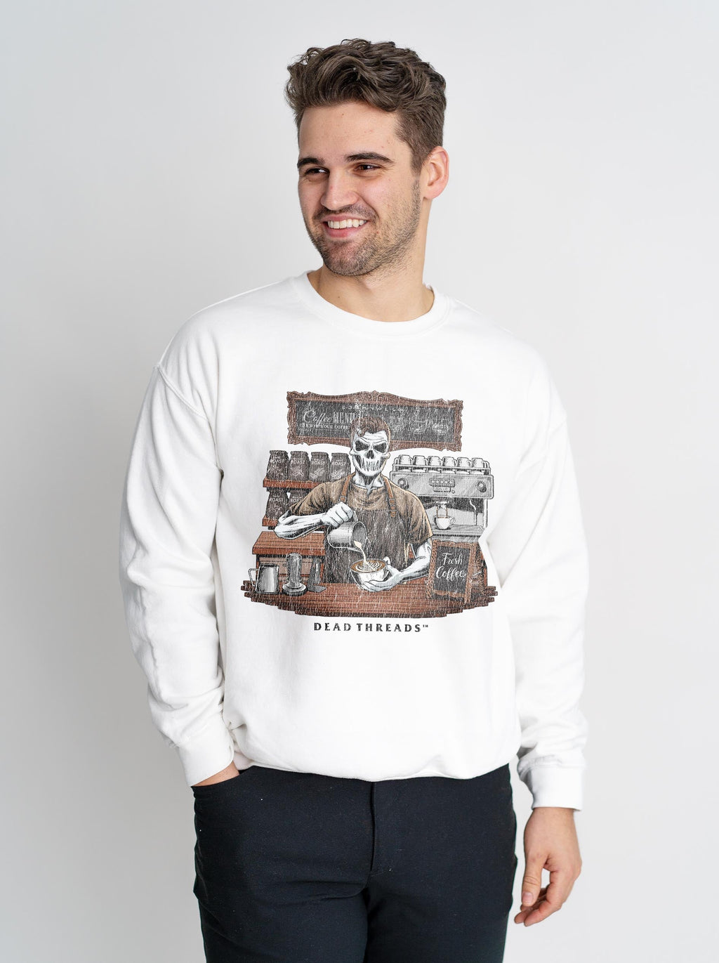 GROUNDS FOR DEATH (MALE) - “DT ESSENTIAL" CREWNECK product image 2