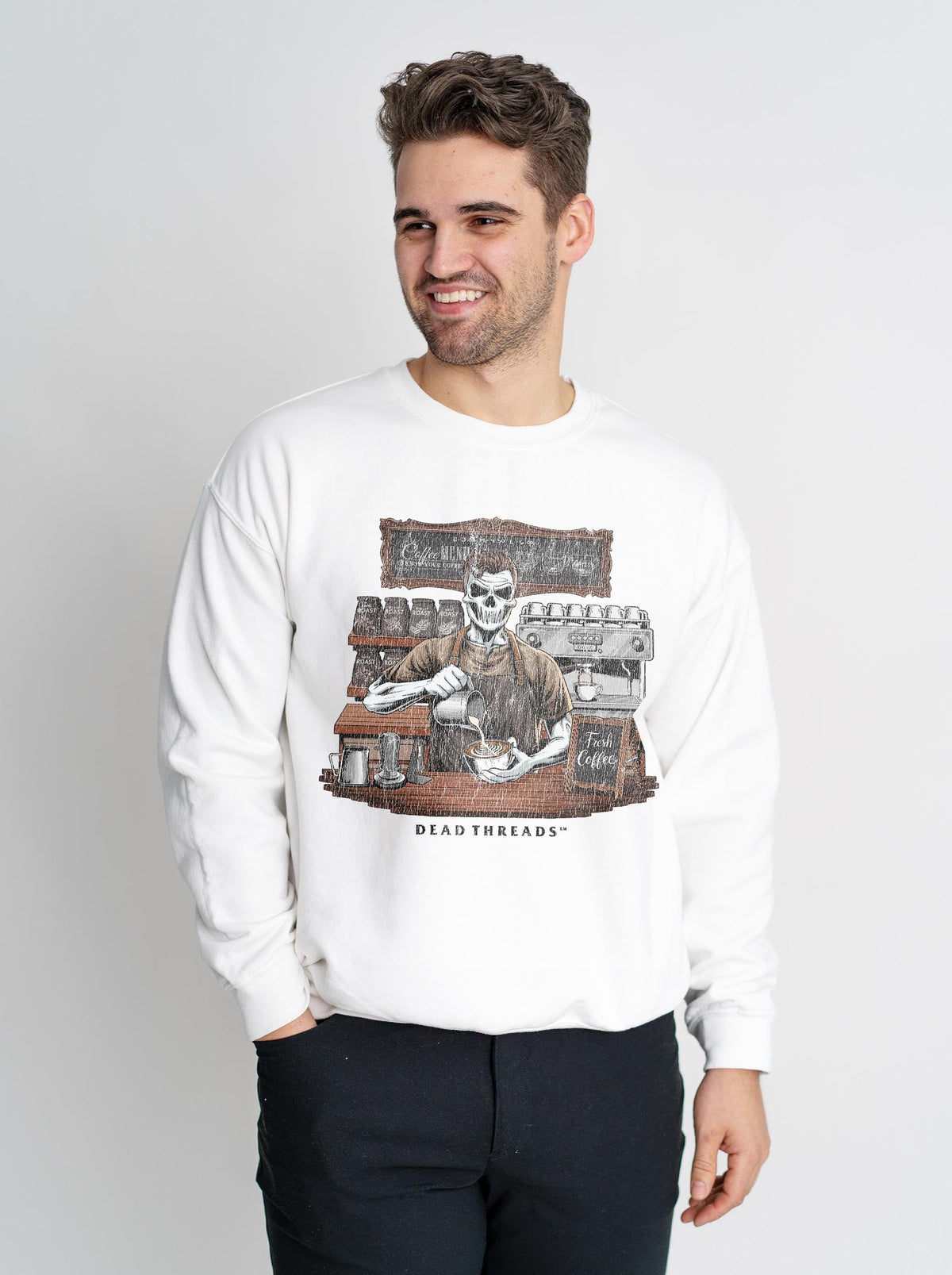GROUNDS FOR DEATH (MALE) - “DT ESSENTIAL" CREWNECK product image 2