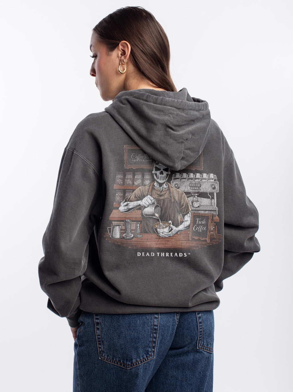 GROUNDS FOR DEATH (MALE) - “DT ESSENTIAL" HOODIE product image 5