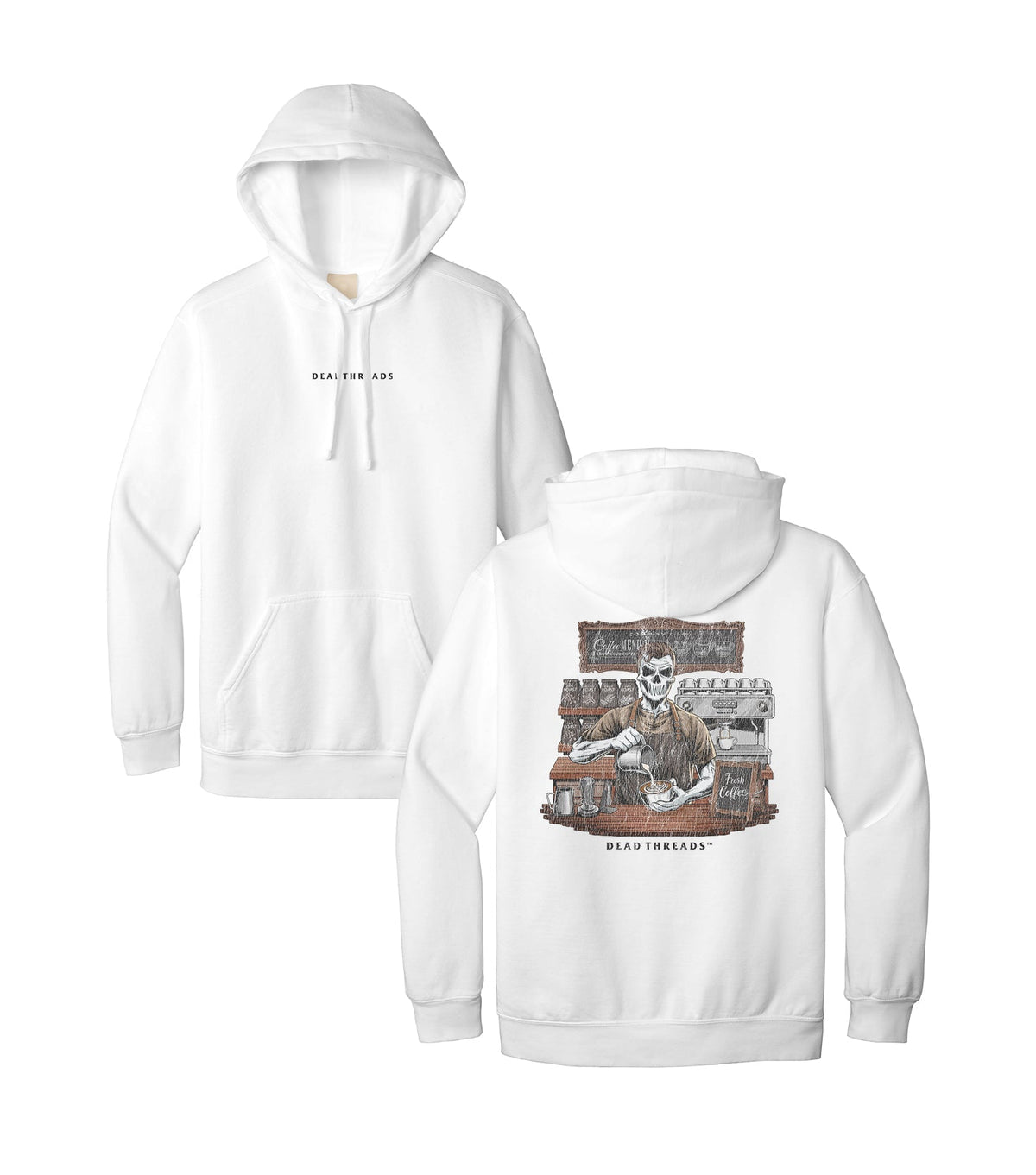 GROUNDS FOR DEATH (MALE) - “DT ESSENTIAL" HOODIE product image 6