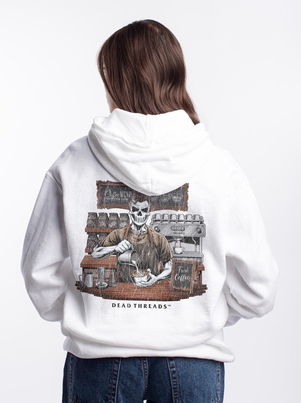 GROUNDS FOR DEATH (MALE) - “DT ESSENTIAL" HOODIE product image 8