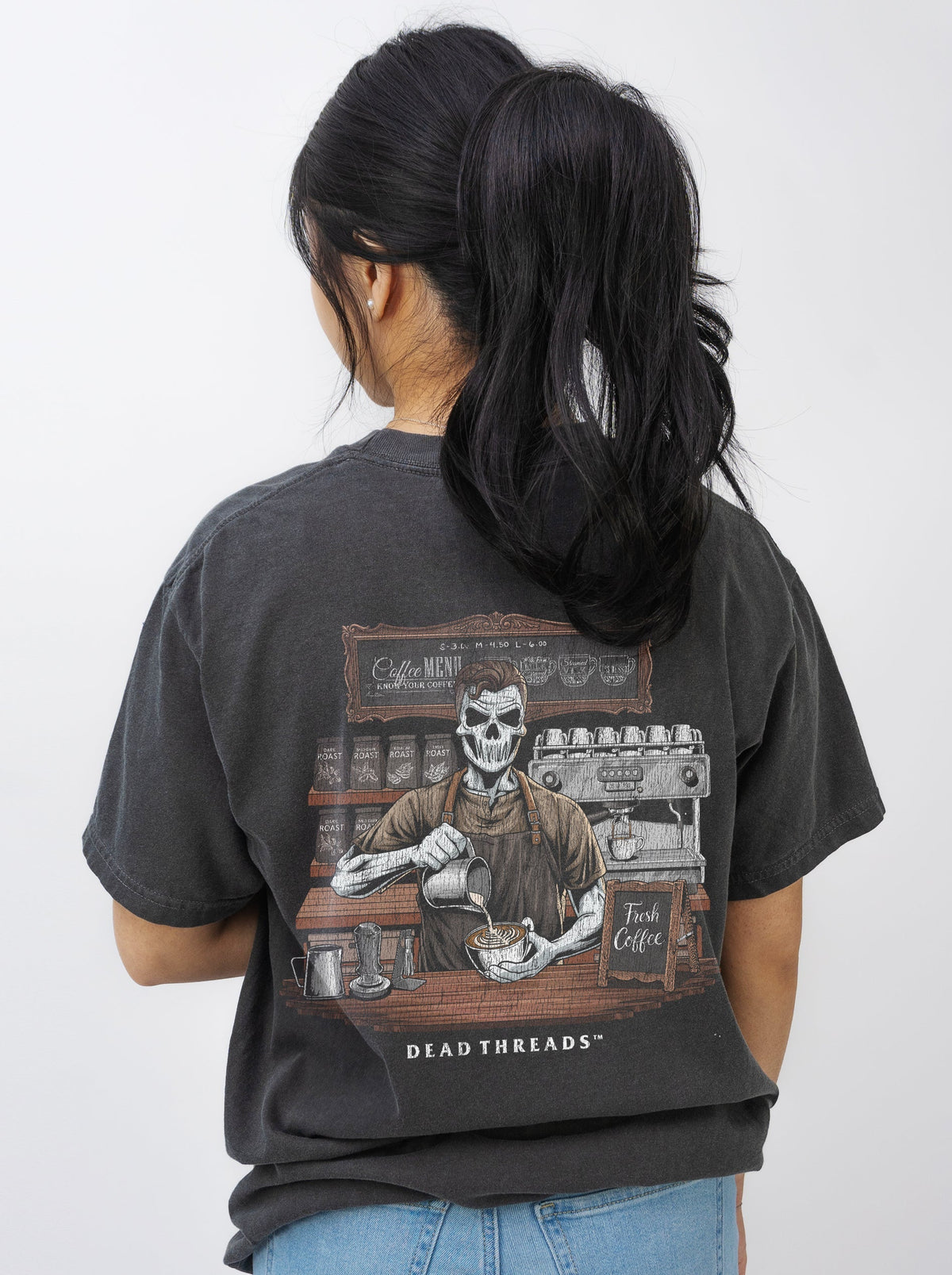 GROUNDS FOR DEATH (MALE) - “DT ESSENTIAL" PREMIUM T-SHIRT product image 4