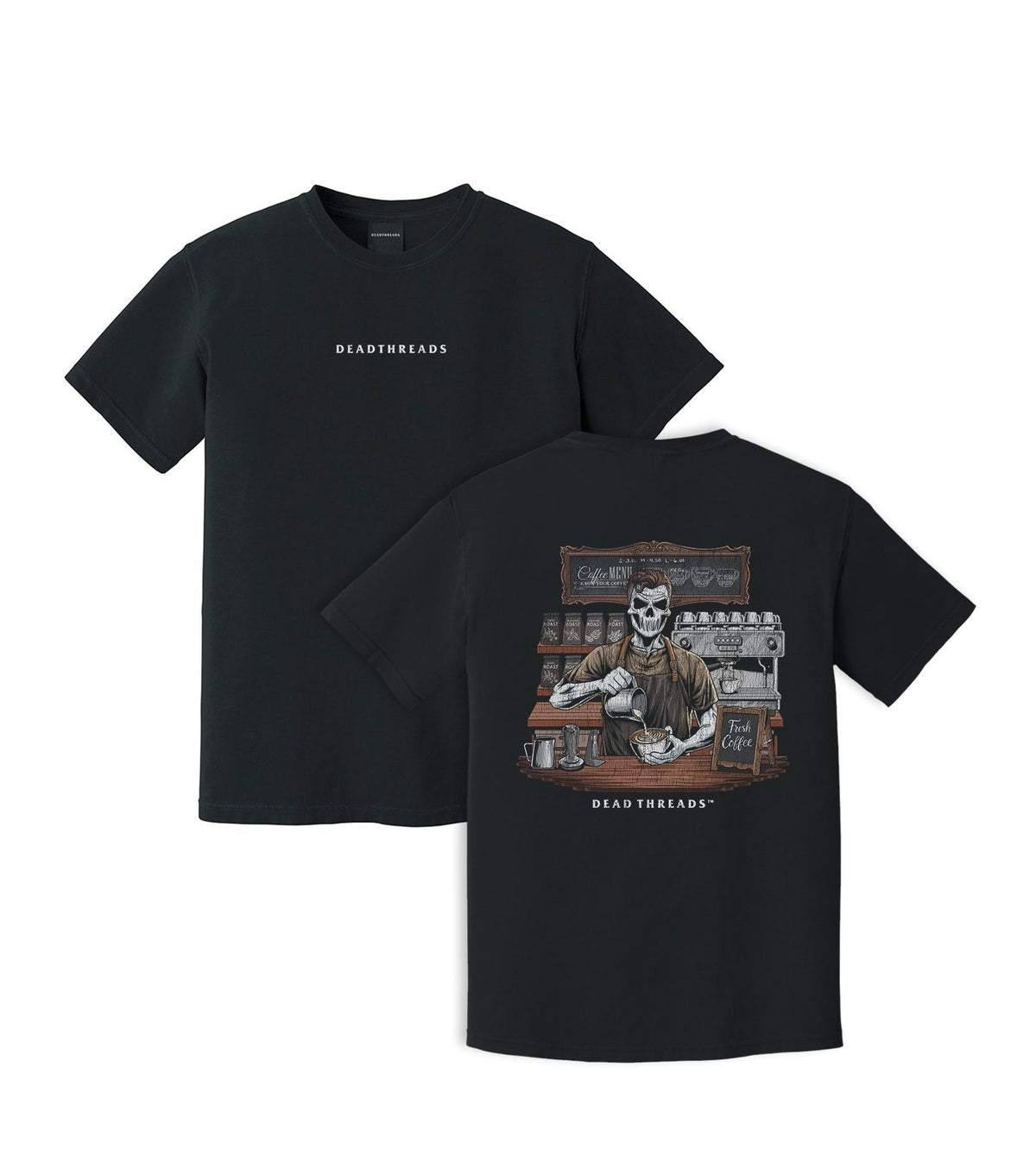 GROUNDS FOR DEATH (MALE) - “DT ESSENTIAL" PREMIUM T-SHIRT product image 5