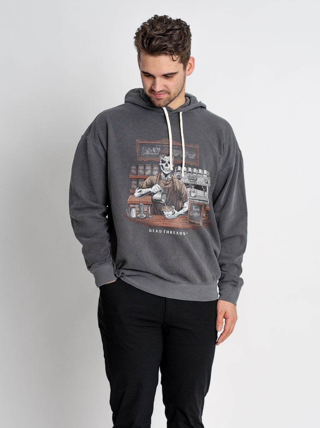 GROUNDS FOR DEATH (MALE) - LIGHTWEIGHT HOODIE product image 2